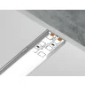 Алюминиевый профиль накладной 18*4 для светодиодной ленты до 15мм Ambrella light GP1500AL