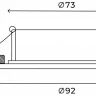 Встраиваемый светильник Hesby Lighting Eclipse HSBL_0110