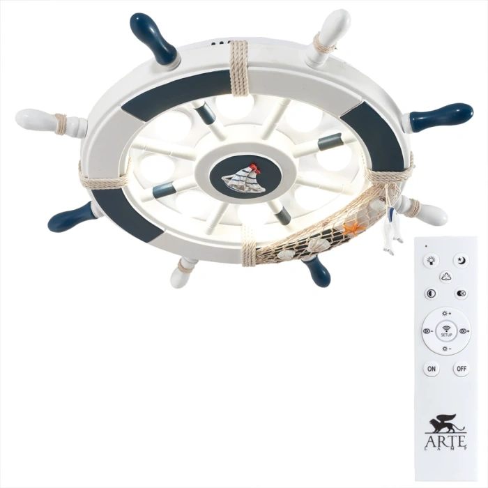 Потолочный светодиодный светильник Arte Lamp Helm A2523PL-1WH