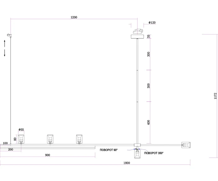 Люстра Kink Light Рия 07618-180,36