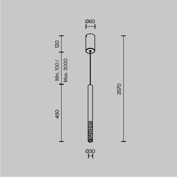 Подвесной светильник Maytoni Pro shade MOD157PL-L6WK