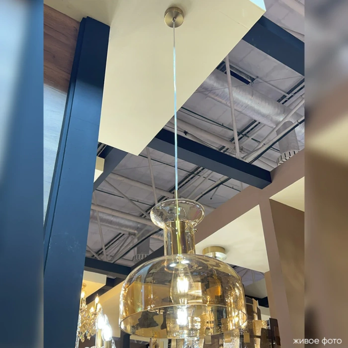 Светильник подвесной Crystal Lux CONSUELA SP1 BRASS