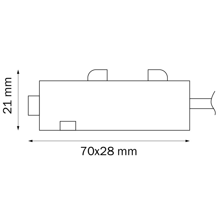Питание боковое PRO Teta Lightstar 505117