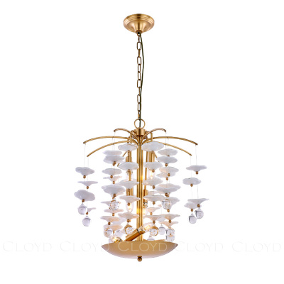 Люстра Cloyd EFIOPIA C8 / Ø59 см - латунь (арт.11452)