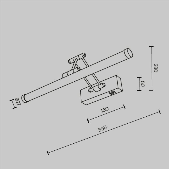 Подсветка для картин Maytoni Luster MIR268WL-L3W3K
