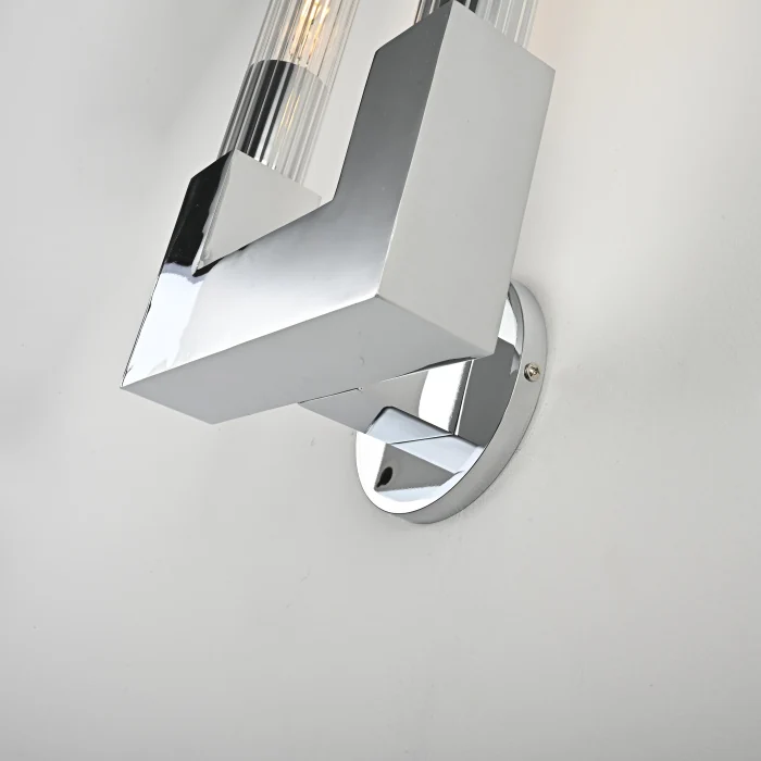 Бра CANELLE wall lamp DOUBLE Sconces Chrome ImperiumLoft