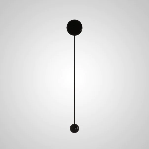 Бра Pin Wall Light B Black ImperiumLoft