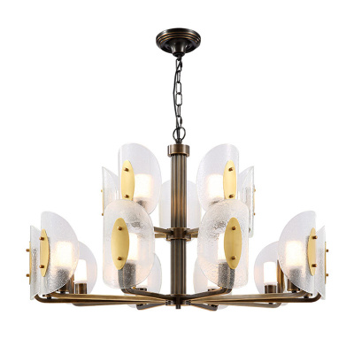 Люстра Cloyd ELAND C15 / Ø93 см - цвет кофе (арт.10054)