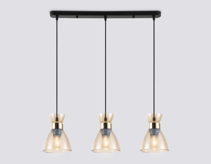 Светильник подвесной со стеклянными плафонами TRADITIONAL AMBRELLA LIGHT TR3404