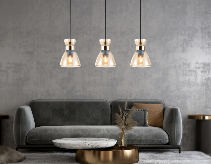 Светильник подвесной со стеклянными плафонами TRADITIONAL AMBRELLA LIGHT TR3404