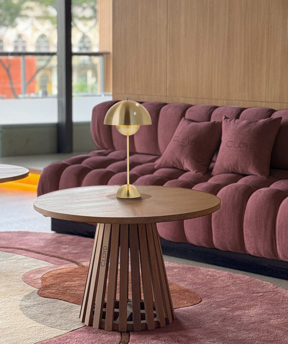 Настольная лампа Cloyd ERMA-B T1 / выс. 50 см - золото (арт.30131)