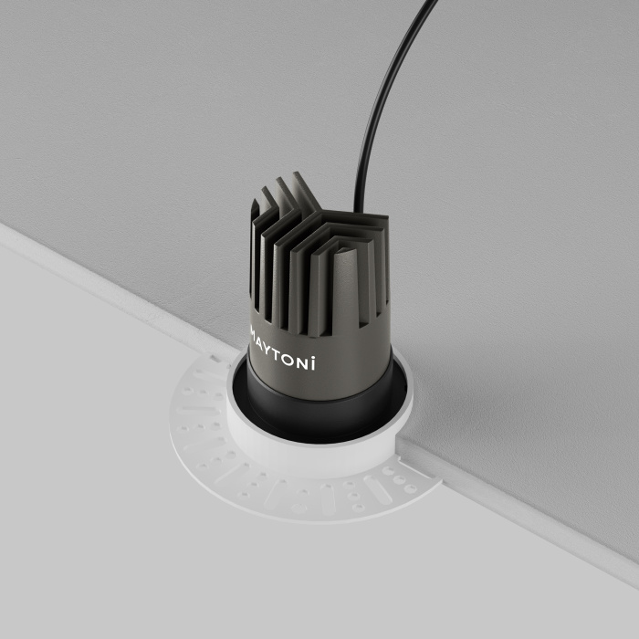 Встраиваемый светильник Maytoni Dip DL124-10W-2.7K-TRS-B