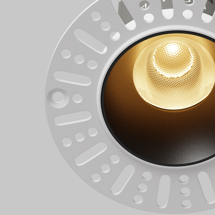 Встраиваемый светильник Maytoni Dip DL124-10W-2.7K-TRS-B