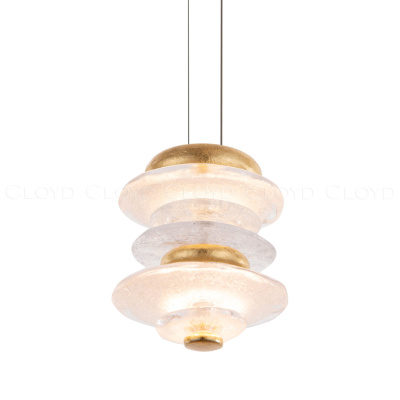 Подвесной светильник Cloyd GEFEST P2 / выс. 18 см - золото сусальн. (арт.11185)