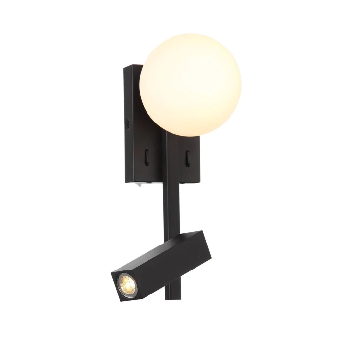 SL1581.401.02 Светильник настенный ST-Luce Черный/Белый LED 2*1+4W