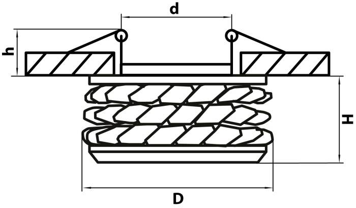 Встраиваемый светильник Onora LIGHTSTAR 31804