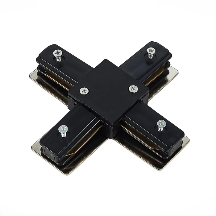ST002.449.00 Коннекто X-образный ST-Luce Черный - -*-W