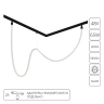 Гибкий неон Arte Lamp LOOP для магнитных трековых систем OPTIMA, LINEA, EXPERT A4911PL-1BK