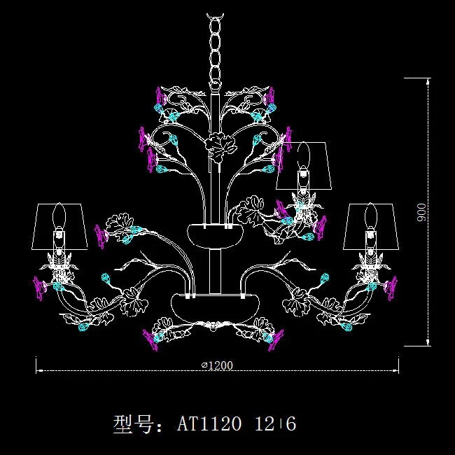 Люстра подвесная Lucia Tucci FIORI DI ROSE 1775.18