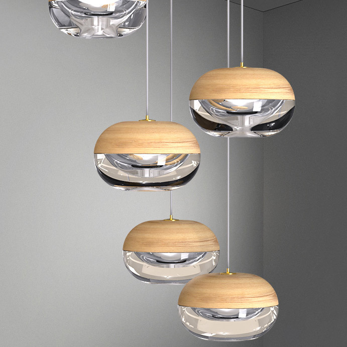 Подвесной светильник ODVEIG light brown ImperiumLoft