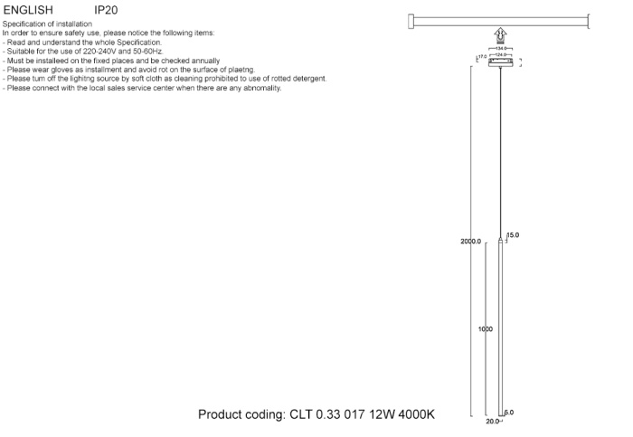Светильник трековый магнитный Crystal Lux CLT 0.33 017 12W BL 4000K