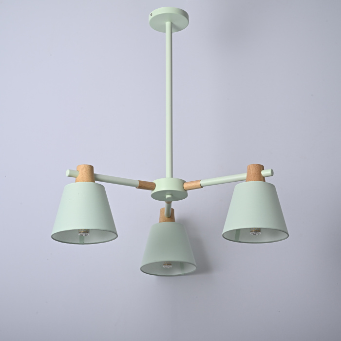 Потолочная люстра на штанге NATURA A BLUE 3 ImperiumLoft