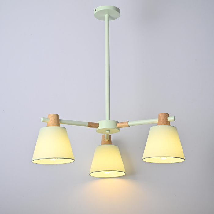 Потолочная люстра на штанге NATURA A BLUE 3 ImperiumLoft