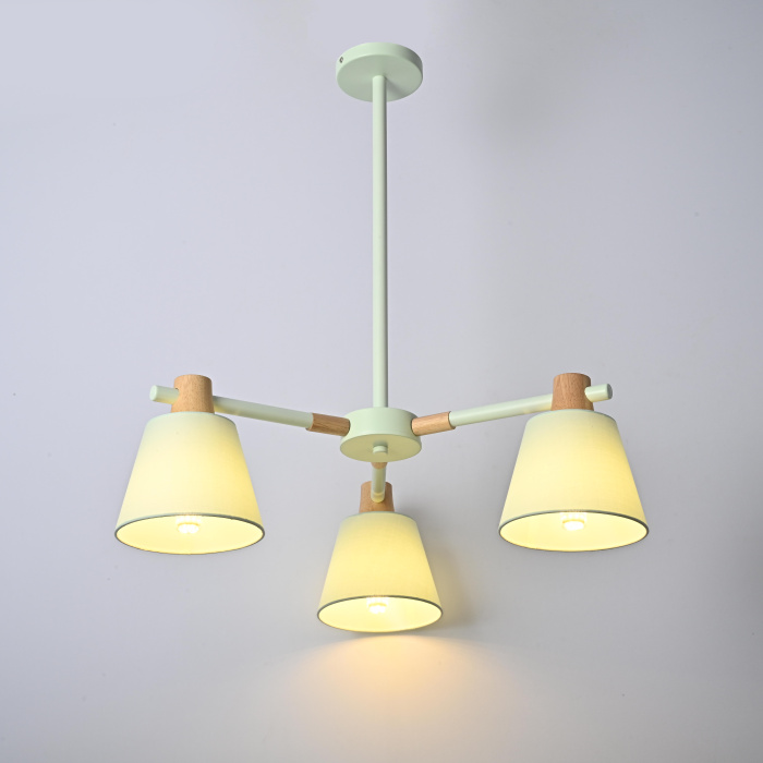 Потолочная люстра на штанге NATURA A BLUE 3 ImperiumLoft