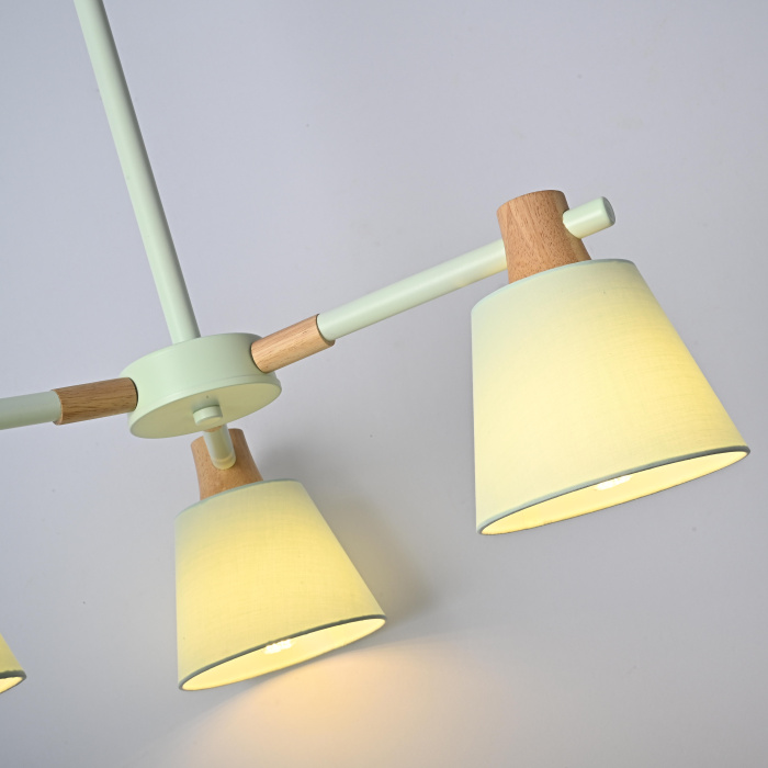 Потолочная люстра на штанге NATURA A BLUE 3 ImperiumLoft