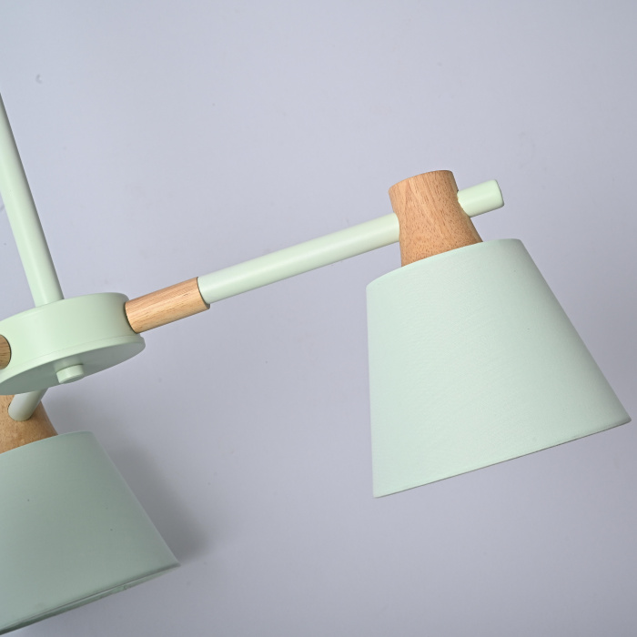 Потолочная люстра на штанге NATURA A BLUE 3 ImperiumLoft