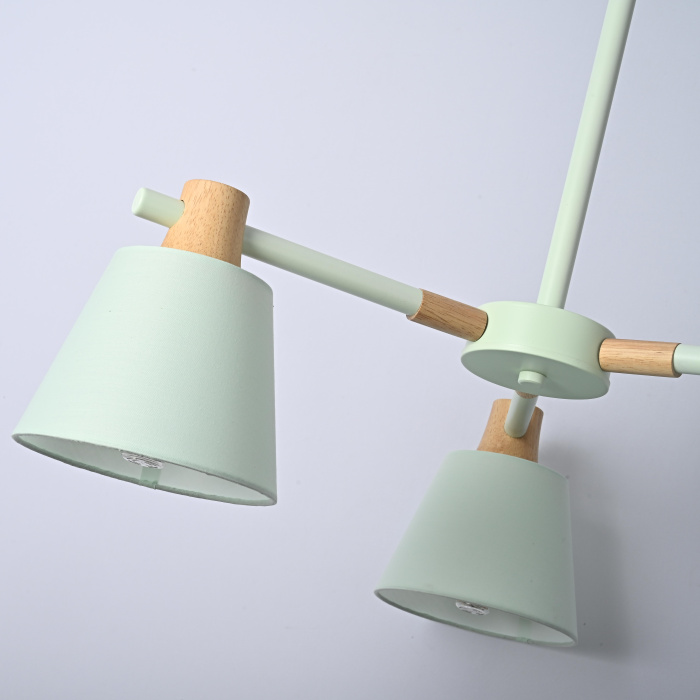 Потолочная люстра на штанге NATURA A BLUE 3 ImperiumLoft