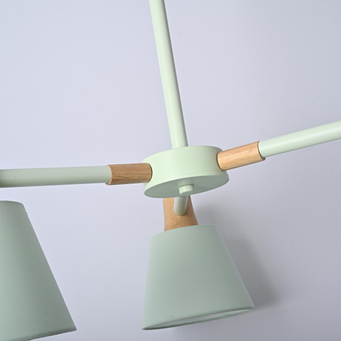 Потолочная люстра на штанге NATURA A BLUE 3 ImperiumLoft