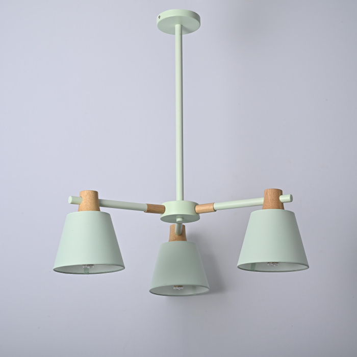 Потолочная люстра на штанге NATURA A BLUE 3 ImperiumLoft