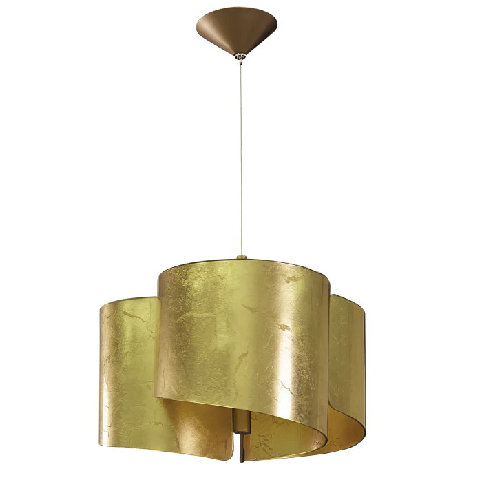 811132 (MD6005-3GL) Подвес PITTORE 3х40W  E27 GOLDEN (в комплекте)