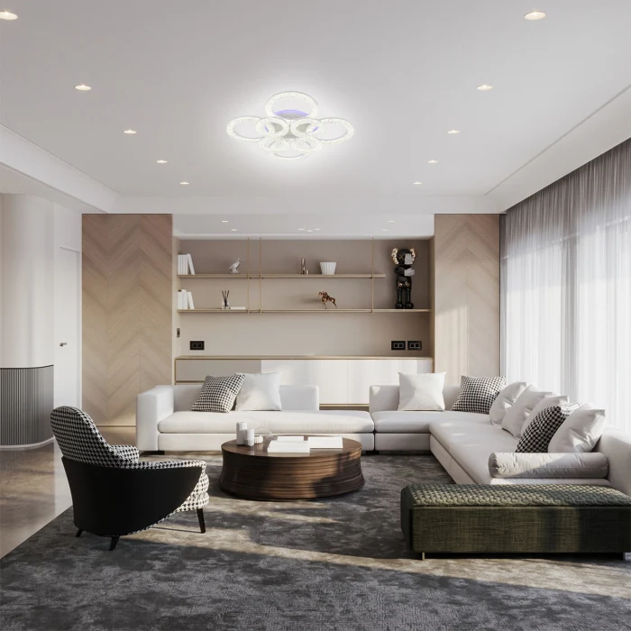 Потолочный светильник ALUNIT ESCADA 10296/8LED BL