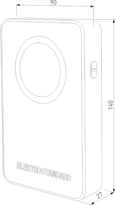 Дверной звонок Elektrostandard Dbq27 4690389175633