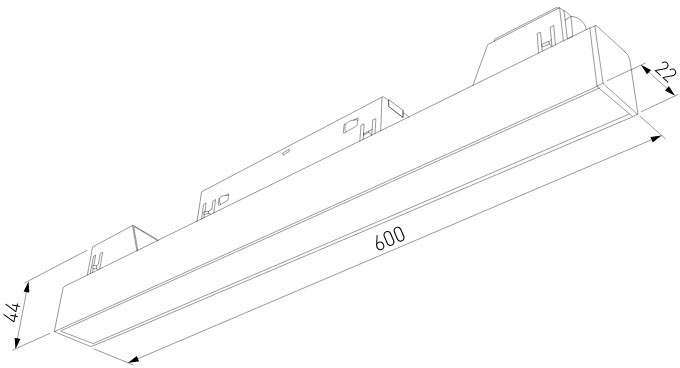 Трековый светильник Elektrostandard Slim magnetic 4690389178856