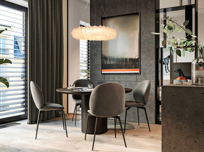 Подвесная люстра Delight Collection Stone Light BRCH9119-80