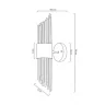 Настенный светильник Delight Collection Wall lamp B2562W-B gold