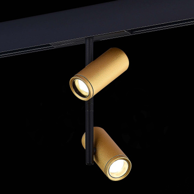 Магнитный трековый светильник Золотистый LED 1*16W 4000K 1 250Lm Ra&gt;90 36° IP20 D45xH24 ST808.246.16