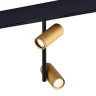 Магнитный трековый светильник Золотистый LED 1*16W 4000K 1 250Lm Ra>90 36° IP20 D45xH24 ST808.246.16