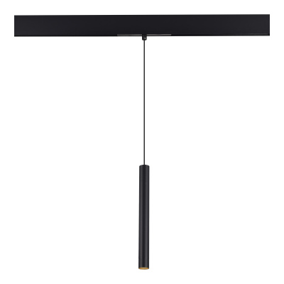 Магнитный трековый светильник Черный LED 1*7W 3000K Lm Ra90 36° IP20 D32xH307 48V ST682.436.07