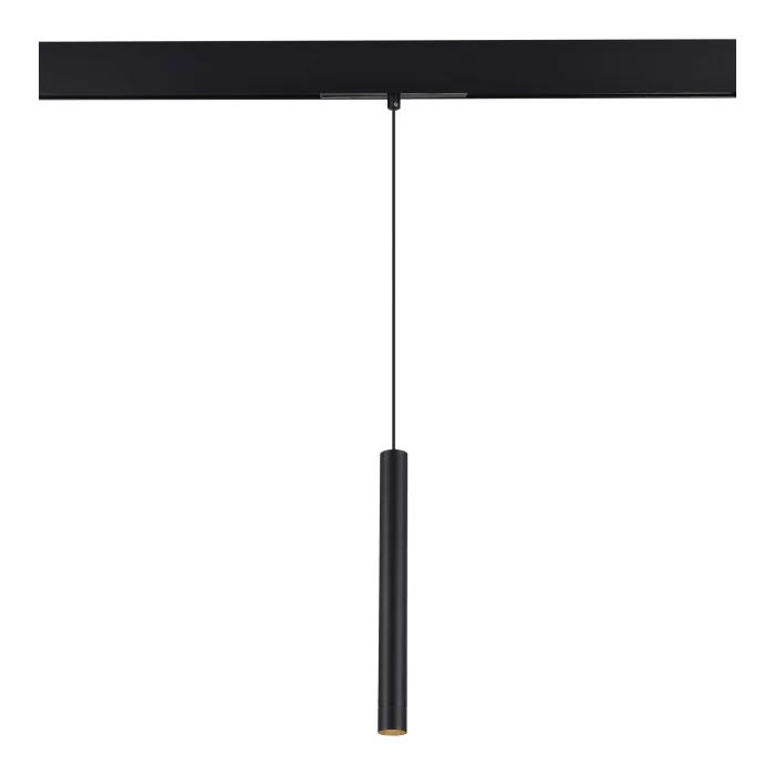 Магнитный трековый светильник Черный LED 1*7W 3000K Lm Ra90 36° IP20 D32xH307 48V ST682.436.07