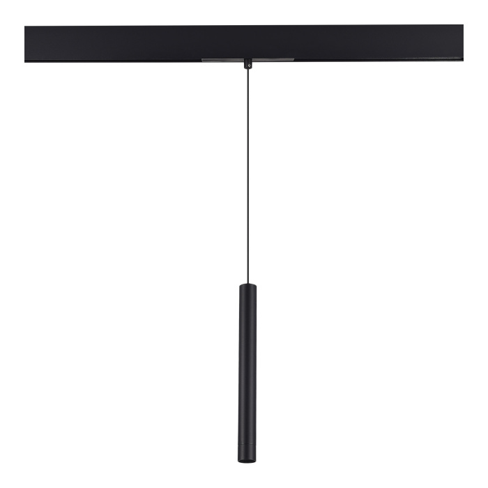 Магнитный трековый светильник Черный LED 1*7W 3000K Lm Ra90 36° IP20 D32xH307 48V ST682.436.07