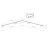 Накладной светильник спот Nowodvorski Mono Corner 2x200 White 7753