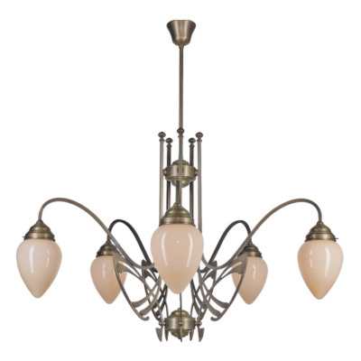 Люстра на штанге Berliner Messinglampen D266-123ebB