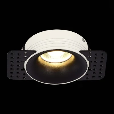 Светильник встраиваемый Белый GU10 1*50W IP20 D78xH30 165-265V Без ламп ST218.548.01