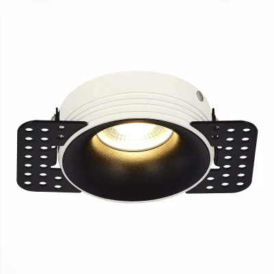 Светильник встраиваемый Белый GU10 1*50W IP20 D78xH30 165-265V Без ламп ST218.548.01