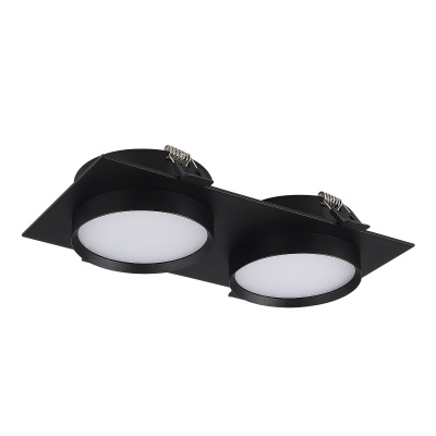 Светильник встраиваемый Черный GX53 2*50W IP20 L220xW109xH43 220V Без ламп ST258.408.02