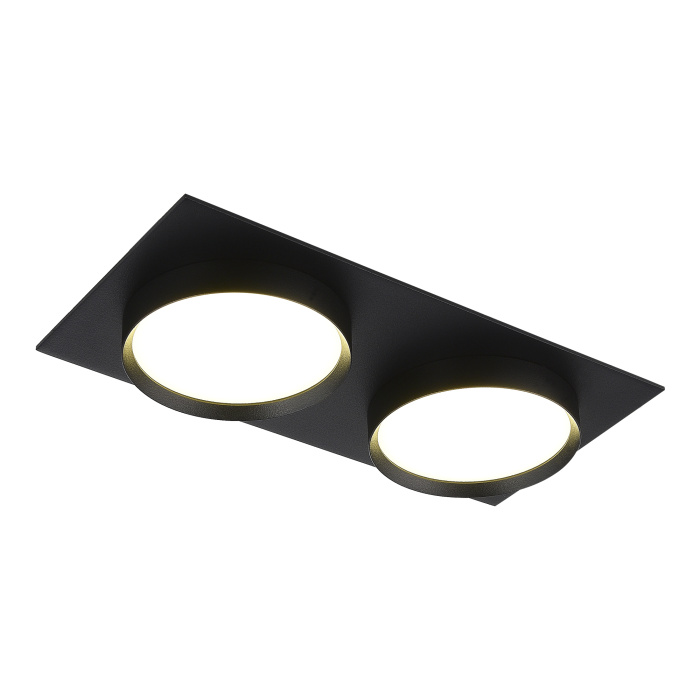 Светильник встраиваемый Черный GX53 2*50W IP20 L220xW109xH43 220V Без ламп ST258.408.02